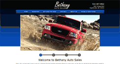 Desktop Screenshot of bethanyautosales.com
