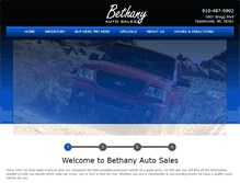 Tablet Screenshot of bethanyautosales.com
